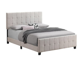 Fairfield Eastern King Upholstered Panel Bed Beige - 305952KE A-Z Store Nadia