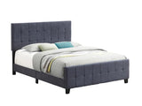 Fairfield Eastern King Upholstered Panel Bed Dark Grey - 305953KE A-Z Store Nadia
