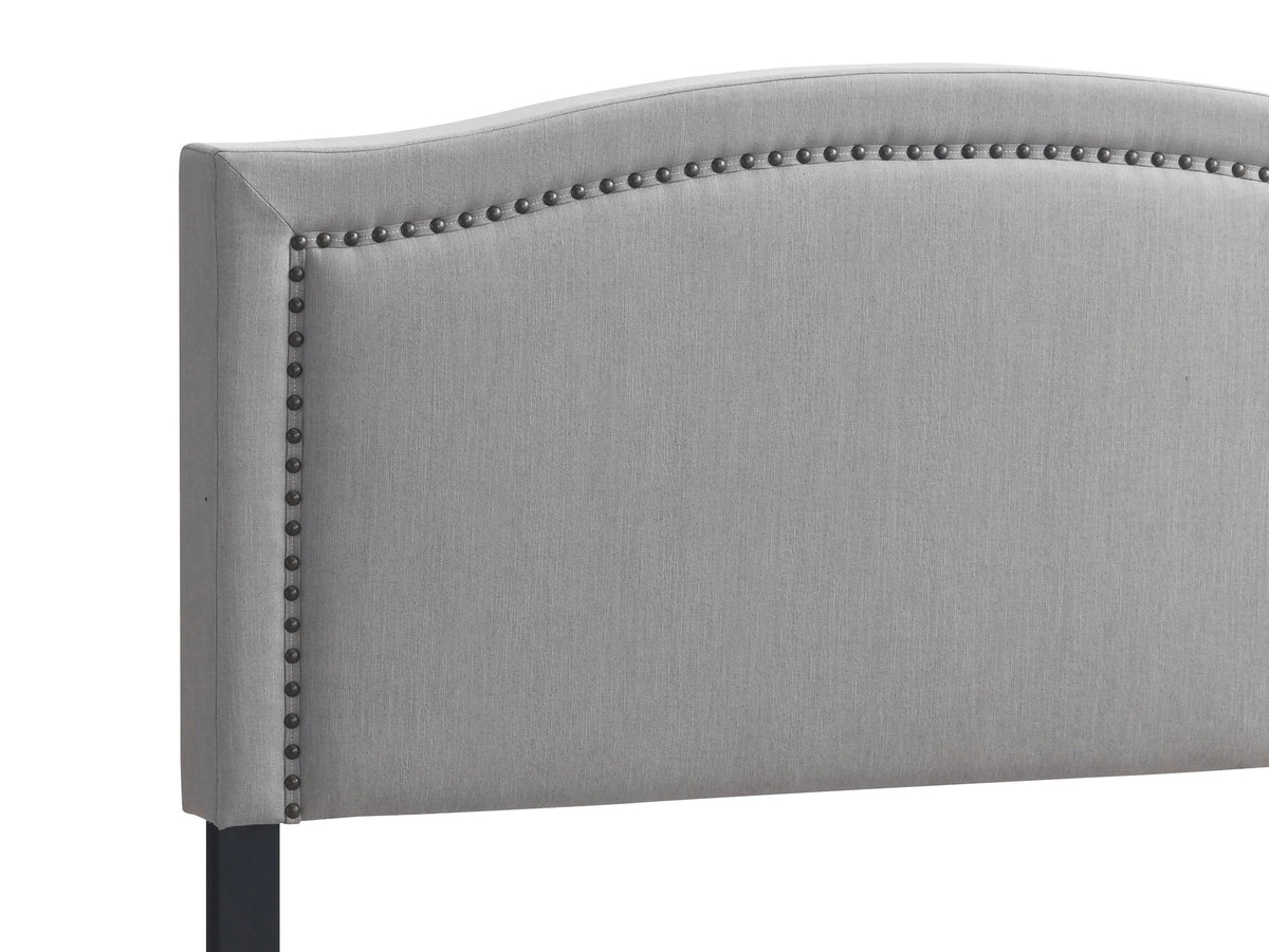 Hamden Eastern King Upholstered Panel Bed Mineral - 306011KE A-Z Store Nadia