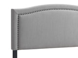 Hamden Eastern King Upholstered Panel Bed Mineral - 306011KE A-Z Store Nadia