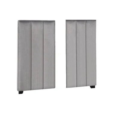 Arles Vertical Channeled Tufted Wall Panel Grey - 306071P A-Z Store Nadia