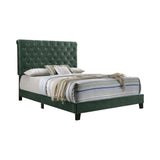 Warner Full Upholstered Bed Green - 310043F A-Z Store Nadia