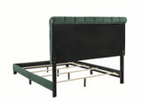 Warner Full Upholstered Bed Green - 310043F A-Z Store Nadia