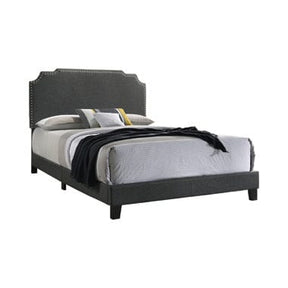 Tamarac Upholstered Nailhead Full Bed Grey - 310063F A-Z Store Nadia
