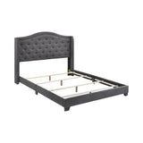 Tamarac Upholstered Nailhead Full Bed Grey - 310063F A-Z Store Nadia