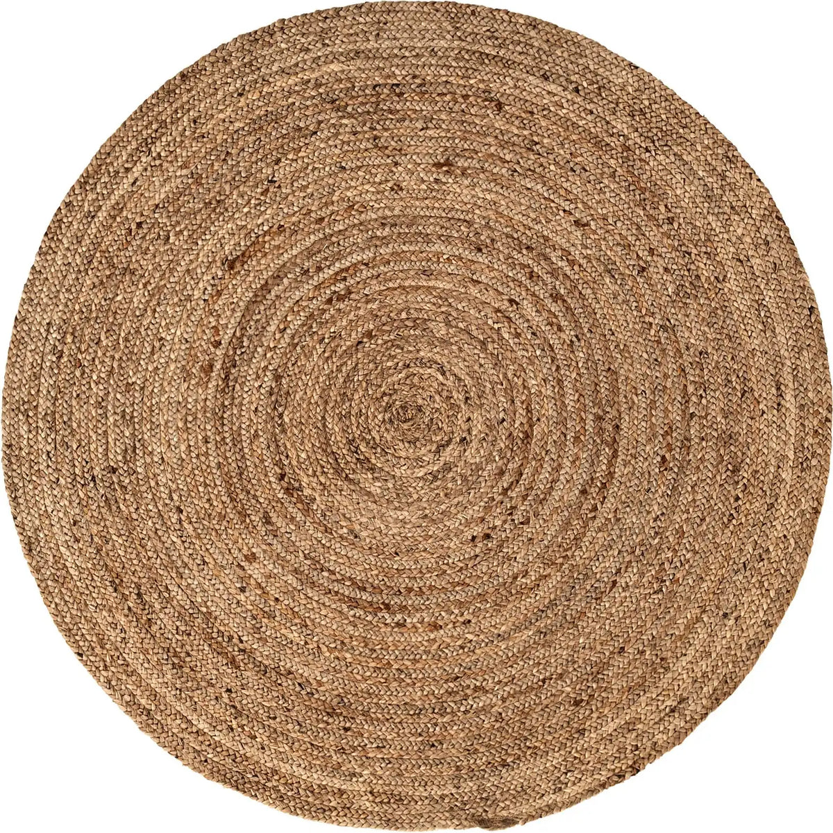 Natural Braided Jute Round Rug
