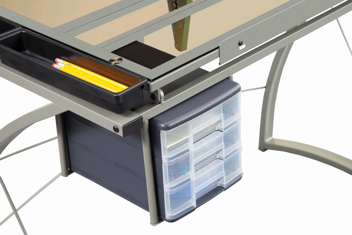  three drawers
