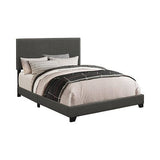 Boyd Full Upholstered Bed With Nailhead Trim Charcoal - 350061F A-Z Store Nadia
