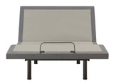Negan Full Adjustable Bed Base Grey And Black - 350132F A-Z Store Nadia