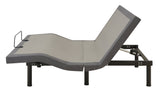 Negan Eastern King Adjustable Bed Base Grey And Black - 350132KE A-Z Store Nadia