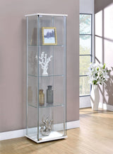  the four shelves are great for adding visual height to a living or dining room. 951072 Pie's Variety Store