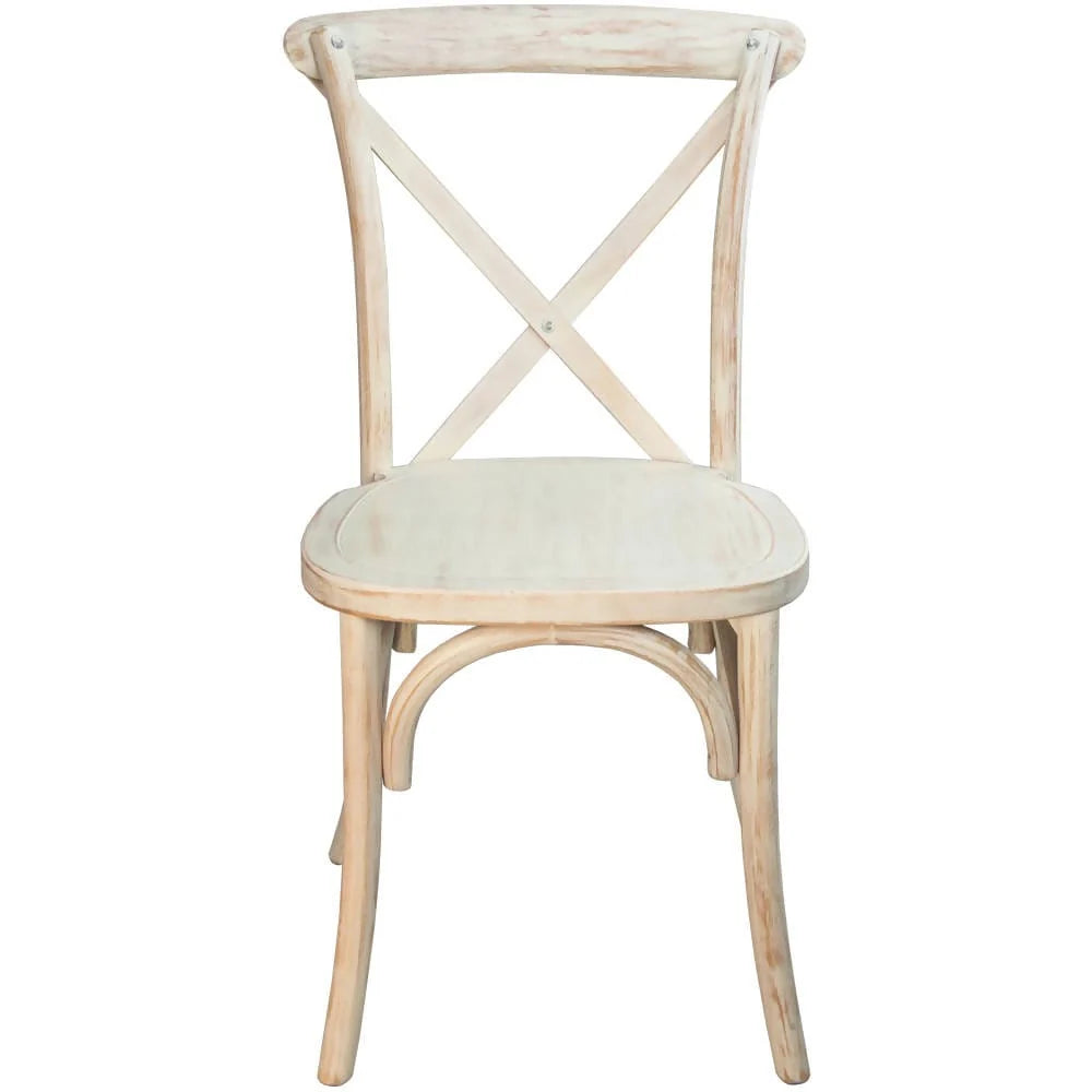 Advantage Dark Driftwood X-Back Chair [X-BACK-BURDRIFT] Pie's Variety Store
