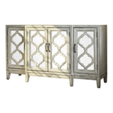 4-Door Accent Cabinet Antique White - 953376 Pie's Variety Store