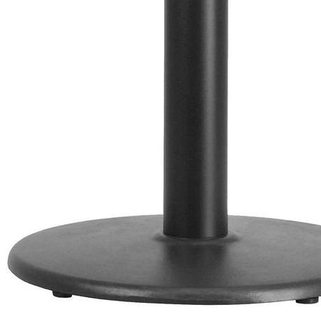 18 Inches Round Restaurant Table Base with 3 Inches Dia. Table Height Column [XU-TR18-GG] Fl Furniture