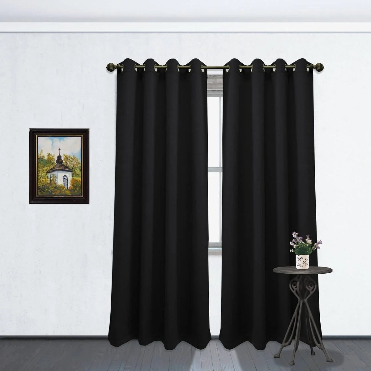 Toskana Solid Weaving Blackout Curtain Panel - 0497498 Pie's Variety Store