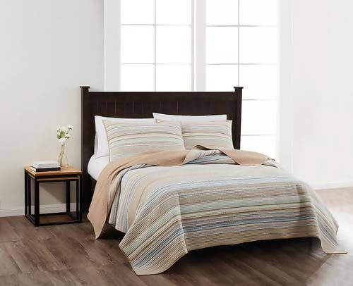 Retro Chic Quilt Set Queen 3 Pieces Retro Chic 3-piece Quilt Set