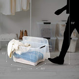 IRIS USA TB Clear Stack & Pull Storage Box