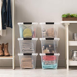 IRIS USA TB Clear Stack & Pull Storage Box