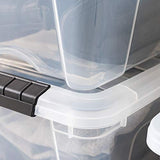 IRIS USA TB Clear Stack & Pull Storage Box