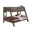Wrangle Hill Twin Over Full Bunk Bed Gun Smoke - 400830 A-Z Store Nadia