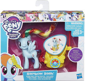 My Little Pony Rainbow Dash Royal Spin Along Chariot Doll - PN00003173 Pie's Variety Store