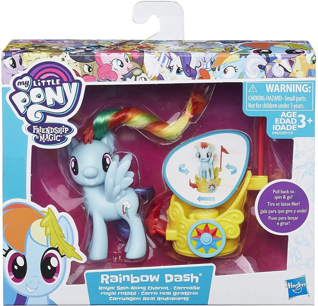 My Little Pony Rainbow Dash Royal Spin Along Chariot Doll - PN00003173 Pie's Variety Store