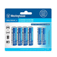 The Westinghouse Dynamo AA Alkaline Batteries 4 pack (2AAA free) - Ideally for Clocks