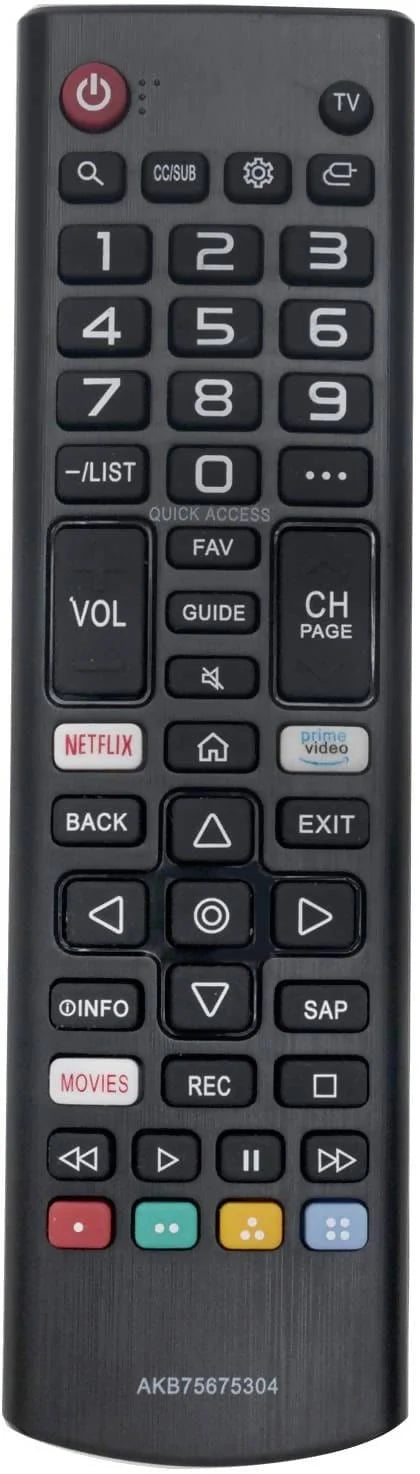 Replacement Remote Control AKB75675304 for LG Smart TV - AKB75675304 Pie's Variety Store
