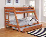Wrangle Hill Trundle With Bunkie Mattress Amber Wash - 400837 A-Z Store Nadia