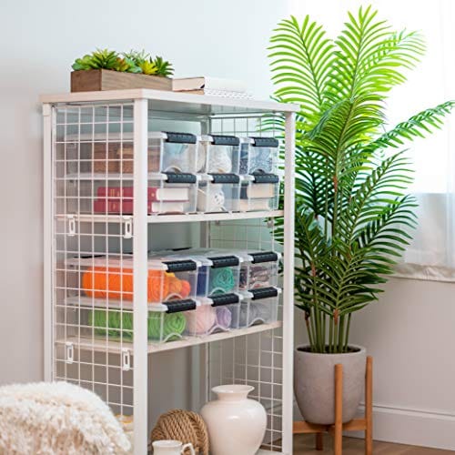 IRIS USA TB Clear Stack & Pull Storage Box