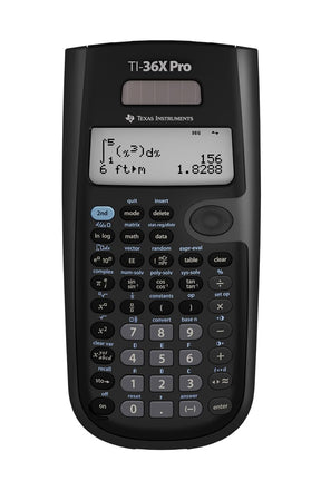 Texas Instruments TI-36X Pro Engineering/Scientific Calculator | 9.7 Inch | Black. Texas Instruments