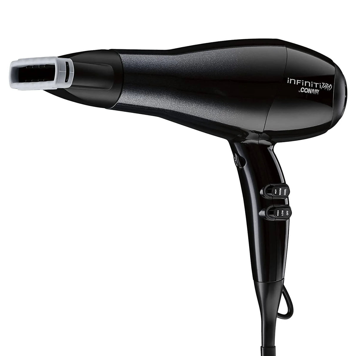 InfinitiPRO by Conair Diamond Brilliance 1875 Watt Diamond-Infused Ceramic Dryer - Creates even heat that dries hair gently and reduces damage while providing added shine - C-580R Elegant AccScents