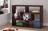 Convertible TV Console And Bookcase Cappuccino - 800329 Pie's Variety Store