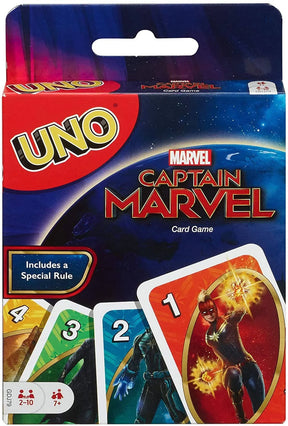 UNO Captain Marvel - GDJ79 Pie's Variety Store