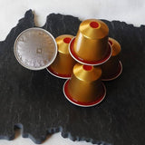 Nespresso Volutto Deccaffiento is delightfully sweet and smooth. It is a blend of pure and lightly roaster Arabicas from South America which reveals sweet and biscuity flavours