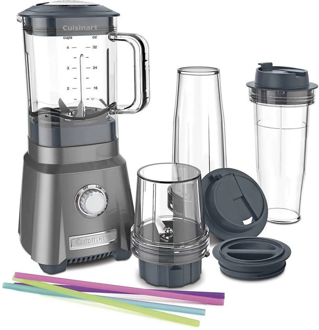 Hurricane Compact Juicing Blender (Gunmetal) Cuisinart - CU-CPB-380 Pie's Variety Store