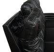 Zane Upholstered Living Room Set Black- 651301PP-S2 coastmega