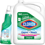  Bleach and Disinfectant 5.32 L + 946 mL / 180 oz + 32 oz. The power of Clorox in the comfort of a spray bottle.-12463 Hannah Frederick