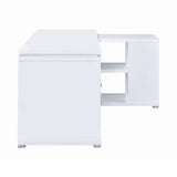 Yvette L-Shape Office Desk White - 800516 Pie's Variety Store