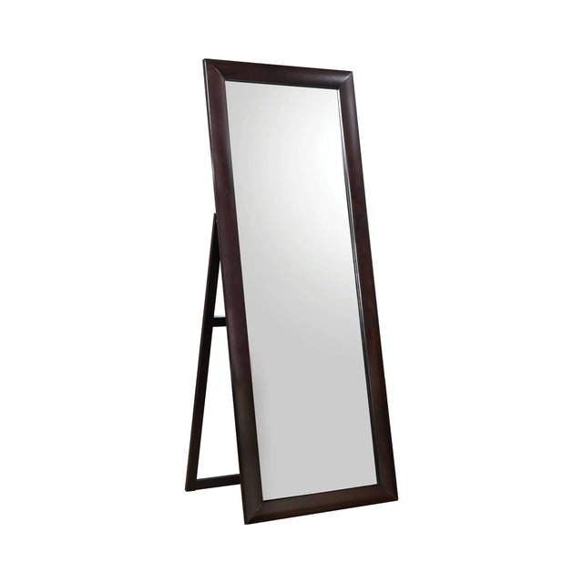 Phoenix Collection - Rectangular Standing Floor Mirror Black - 200417 Pie's Variety Store