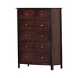 Tia 6-Drawer Rectangular Chest Cappuccino - 202085 Pie's Variety Store