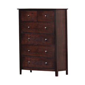 Tia 6-Drawer Rectangular Chest Cappuccino - 202085 Pie's Variety Store