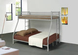 Hayward Twin Over Full Bunk Bed Silver - 460062 A-Z Store Nadia