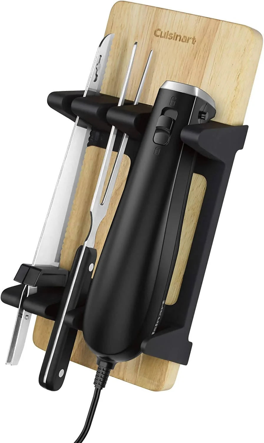 Cuisinart Electric Knife Set with Cutting Board easily carves through everything from meats