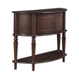 Console Table With Curved Front Brown - 950059 Pie's Variety Store