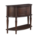 Console Table With Curved Front Brown - 950059 Pie's Variety Store
