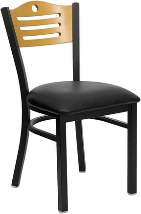  Black Vinyl Seat [XU-DG-6G7B-SLAT-BLKV-GG] Pie's Variety Store