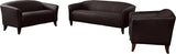 HERCULES Imperial Series Reception Set in Brown LeatherSoft - 111-SET-BN-GG Pie's Variety Store