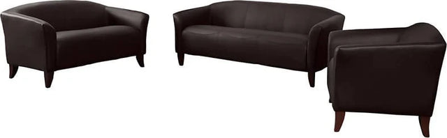 HERCULES Imperial Series Reception Set in Brown LeatherSoft - 111-SET-BN-GG Pie's Variety Store