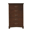 Tatiana 5-Drawer Chest Warm Brown - 202395 Pie's Variety Store